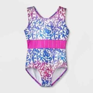 Cat & Jack Leotard in Blue and Pink